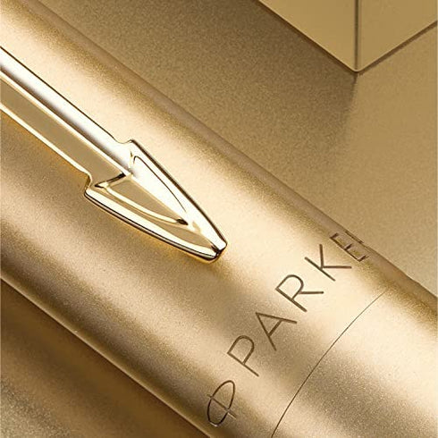Parker Jotter XL Ballpoint Pen | Monochrome Matte Gold | Medium Point | Blue Ink | Gift Box