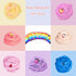 7 Pack Butter Slime Kit, with Blue Stitch Slime, Lemon Watermelon and Peachybbies Slime Charm etc,DIY Scented Slime for Girls Boys,Soft and Non-Sticky