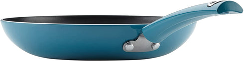 Rachael Ray Cityscapes Nonstick Frying Pan/Skillet, 8 Inch, Turquoise