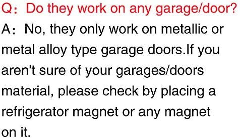 24 PCS Magnetic Garage Door Clavos- Decorative Hardware for House and Door Entry- Magnet Mount, 1 Inch, Black