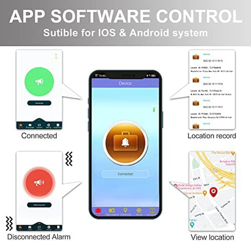 SMART CC Trackable Bluetooth Anti-Lost Wallet for Men, Minimalist Slim Leather Wallet with GPS Position Locator & Finder Tracker credit card Gift Box