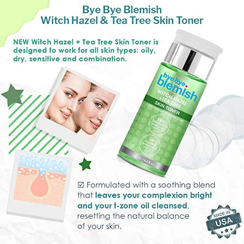 Bye Bye Blemish Witch Hazel + Tea Tree Blemish Toner