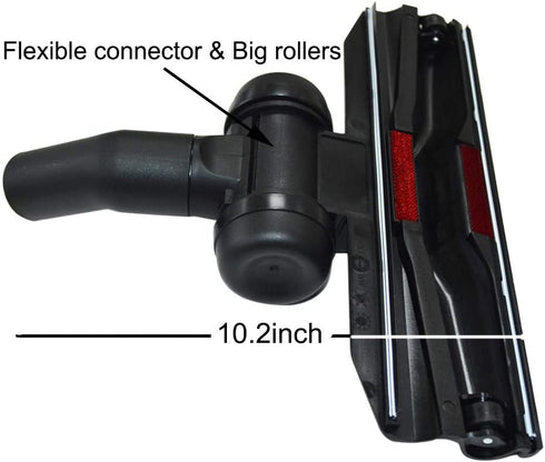 EZ SPARES 1 1/4" 32mm Replacement for Universal Vacuum Cleaner Brush Head Ultra-Thin with Big Wheel Great for Cleaning The Space Under The Bed Fit Hoover, Bisel,Eureka,Royal,Dirt Devil,Rainbow