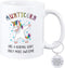 Aunticorn Funny Coffee Mug Unicorn Aunt Gift Mug PLUS Aunt Gift Keychain Best Aunt Ever Gifts from Niece or Nephew 11 Oz Double Sided Mug for Aunts, Mother, Grandma