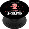 Just A Girl Who Loves Pigs Cool Funny Cute Pig Gift for Girl PopSockets PopGrip: Swappable Grip for Phones & Tablets
