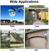 Video Surveillance Signs Outdoor - 10" x 10" Aluminum Rust Free Security Signs for Property, Metal Warning Sign for Home Business CCTV Security Camera - 2 Pack/Blue