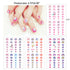 Konsait 1000+pcs Unicorn Nail Stickers Nail Decals Self Adhesive 3D Nail Art Stickers Nail Tips Decorations Manicure Decoration for Kids Little Girls Fingernails Toenails Nail Tips