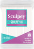 Sculpey III Polymer Oven-Bake Clay, White, Non Toxic, 2 oz. bar, Great for modeling, sculpting, holiday, DIY, mixed media and school projects.Great for kids & beginners!