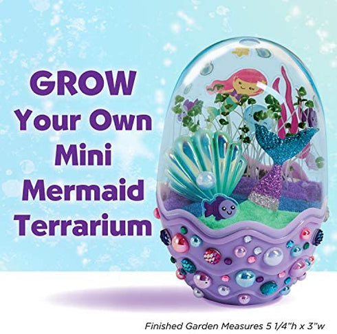 Creativity for Kids Mini Garden: Mermaid Terrarium - Mermaid Gifts for Girls and Boys, Arts and Crafts for Kids 6+