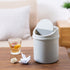 SOUJOY 4 Pack Mini Trash Can, 3L Plastic Desktop Garbage Can with Lid, Modern Desk Waste Bin for Bathroom Vanity, Desktop, Tabletop, Countertop or Coffee Table