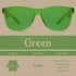 PURPLE CANYON Green Color Therapy Mood Glasses Migraine Glasses Light Therapy Chakra Healing Glasses Chromotherapy Green Colored Lenses