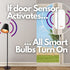 Smart WiFi LED Bulb; MOBI Multi-Color Changing LED Light Bulb for Home; Bedroom, Dimmable & Voice Command, Energy Efficient LED Bulbs, No Hub Required, Compatible with Alexa and Google