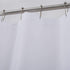 Jarl home Waterproof Nylon Fabric Shower Curtain or Liner Machine Washable & Breathable White72x72inch (Standard Size) 1 Panel