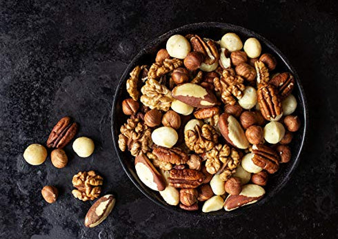 Keto Nuts Mix, 8 Ounces – Keto Snack Contains Raw Brazil Nuts, Pecans, Walnuts, Hazelnuts and Macadamia Nuts, Low Carb Vegan Superfood, Kosher, Non-Irradiated, No Added Sugar, Bulk