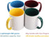 AceElite Coffee Mugs, Ceramic Coffee Mugs Set of 4, 12 oz Coffee Mugs, Colorful Coffee Cup With Handle, Pottery Coffee Mug Dishwasher Microwave Safe, Small Porcelain Mugs