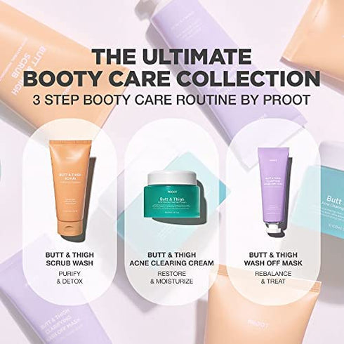 Butt Acne Clearing Spot Cream. Helps Clearing Acne, Cellulite, Ingrown Hairs, Blackheads, Zits, Razor Bumps and Dark Spots for the Buttocks and Thigh Area. Prevents Future Breakouts.