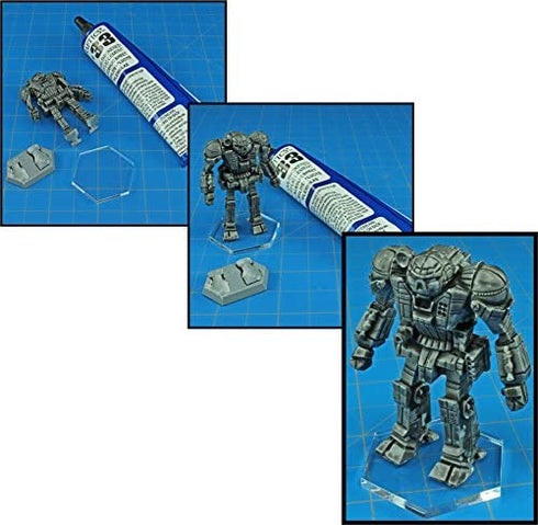 LITKO 25mm Clear Circular Miniature Bases, 1.5mm Thick (25)