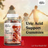 Wild & Organic Tart Cherry Gummies - Uric Acid Support and Joint Support Supplement with Vitamin C | Substitute to Tart Cherry Extract Capsules, Pills, Juice or Powder | Vegan, Gluten Free | 60 Chews