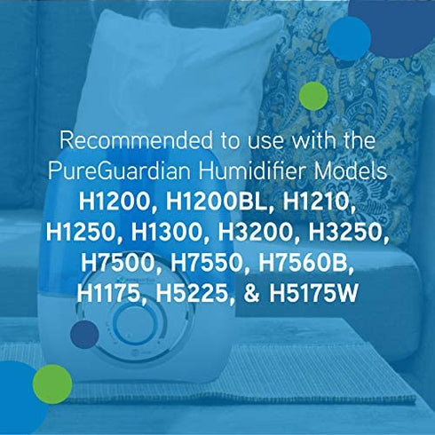 Pure Guardian FLTDC20 Humidifier Demineralization Filter, Cartridge #2, 700 Hrs. Run Time, Prevents Release of Minerals Into Air, Fights White Dust, Easy Application to PureGuardian Humidifier