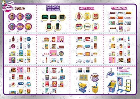 5 Surprise Mini Brands Series 3 - Mystery Brand Collectibles Made Mini by Zuru - 2 Pack, Multicolor