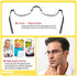 KoKoBin Half Reading Glasses - 2 Pairs Half Rim Metal Frame Glasses Spring Hinge Readers for Men and Women, Black+Gunmetal 2.00