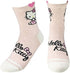 JJMax Women's Hello Kitty Cute Cotton Blend Ankle Socks Set, Crew Hearts Kitty, One Size