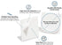 Adherion Extra-Large Adhesive Shower Curtain Rod Holder | Rod Retainer XL | No Drilling | Stick On | 3M Adhesive | Shower Curtain Rod Not Included | White |