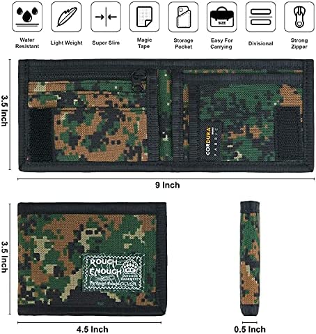 Rough Enough Kids Wallets for Boys Teen Camo