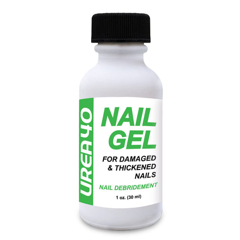 Urea Nail Gel, 1 oz, 40% Urea, Hard Nail Softener, Quick Drying, For Soft and Brittle Free Nails, For Fingernails & Toenails, Superior to Creams, Easy Brush Applicator, Quick-Drying
