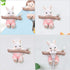 KESYOO Rabbit Wall Hook Resin Bunny Coat Hooks Wall Mount Decorative Animal Figurine Hooks Rack Hangers Holders for Clothes Towels Robe Keys Hats Bags Cable Wire