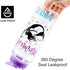 Home Tune 32oz Motivational Water Bottle with Straw & Time Marker, BPA FREE Tritan & Dustproof Flip Straw & Leak Proof & Carry Handle & Pretty Design & Easy Clean (Mermaid)