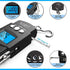 Fish Scale,JOOKKI Hanging Scale Portable Dial Scale LCD Digital Weight Electronic Scale 110lb/50kg with a Tape Measure for Tackle Bag,Luggage,Baggage,(Black)
