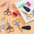 Small sharp scissors-Glexal 5 Inch Precision Scissors-2 pack,razor Sharp Blade Shears for craft embroidery sewing school office cutting