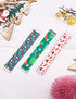 TOYOUTHS Elastic Band Compatible with Fitbit Versa/Versa 2 Scrunchie Bands Fabric Nylon Holiday Decoration Strap Fashion Versa Lite Special Edition Wristband Women Men (Christmas Santa, Large)