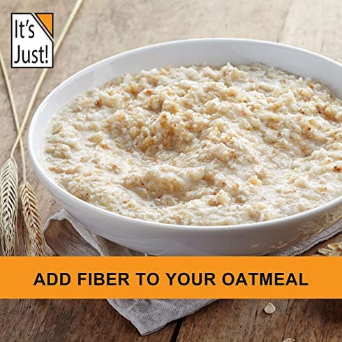 It's Just! - Psyllium Husk Powder, Easy Mixing Dietary Fiber, Cleanse Your Digestive System, Finely Ground Powder, Ideal for Keto Baking, Non-GMO (10oz)