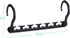 Smartor 20-Pack Space Saving Hangers, Cascading Wonder Magic Hangers, Closet Organizers and Storage, Clothes Organizer, Space Saver Closet Organization Hangers, Black