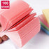 (8 Pack) Cute Sticky Notes Pads 3x3 Office Supplies Stationary, 100 Sheet/Pad, LOYAL SEA Bright Rainbow Colours Mini Self Stick Notes, Easy to Post for Planner, School, Office, Women, Home, Notebook