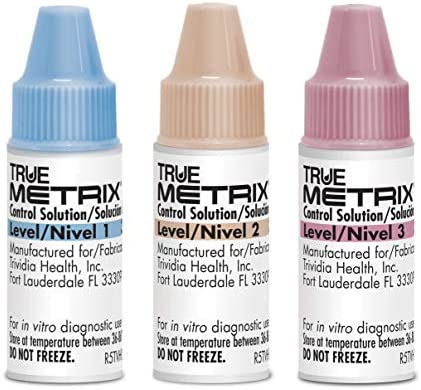 TRUE METRIX® Control Solution Bundle Level 1, Level 2 and Level 3 Solutions + TRUEplus® Log Book