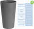 GENLGE 20 OZ Unbreakable Drinking Glasses Reusable Cups for Adult, Eco Friendly Tumblers Wheat Straw Cups Set of 5, Dishwasher Safe