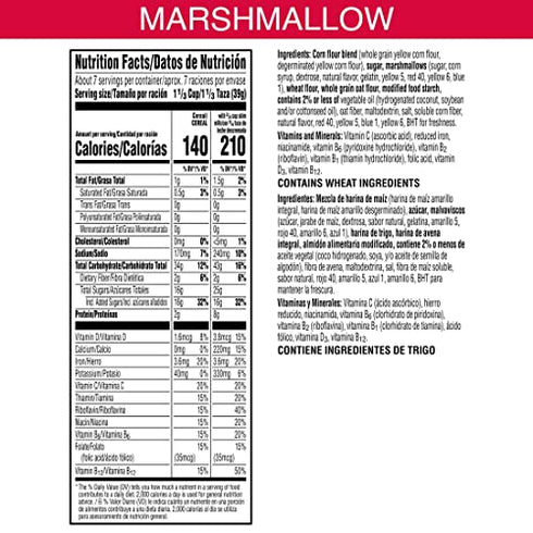 Kellogg’s Froot Loops Breakfast Cereal with Marshmallows, Fruit Flavored, Breakfast Snacks with Vitamin C, Original with Marshmallows, 10.5oz Box (1 Box)