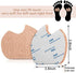 SATINIOR 24 Pieces Foot Pads for Dancer Sesamoiditis Pads for Ball of feet Pain Felt Forefoot Cushion Pads Self-Adhesive Foot Cushion Pads for Men Women Dancing Pain Relief (Beige)