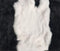 1pcs Natural White Craft Grade Rabbit Fur Pelt (10" by 12" Rabbit Pelt with Sewing Quality Leather) (Natural White)