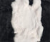 1pcs Natural White Craft Grade Rabbit Fur Pelt (10" by 12" Rabbit Pelt with Sewing Quality Leather) (Natural White)