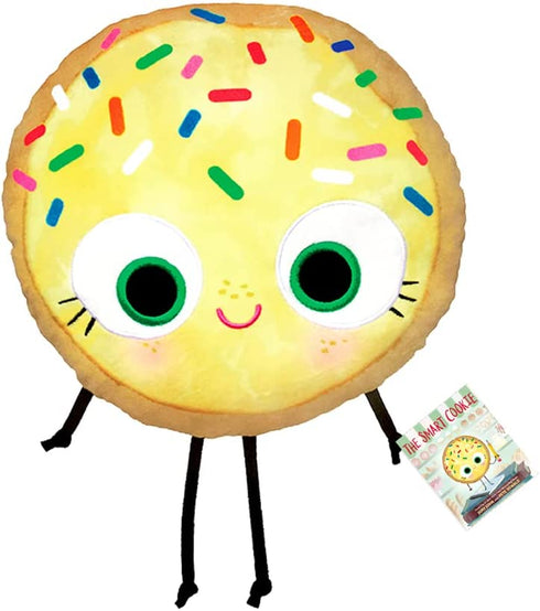 MerryMakers The Smart Cookie Plush Toy, 10-Inch, Based on The bestselling Food Group Book Series by Jory John and Pete Oswald