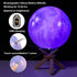 Growiner Moon Lamp, 3D Moon Lamp 3.9Inch Galaxy Lamp Gifts for 3 4 5 6 7 8 9 10 11 12 13 14 15 16 17 18 19+ Year Old Girl Christmas Birthday Teen Girls Gifts 16 Colors with Stand Touch Pat Remote