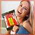 Asia Trans Li Hing Mui Dried Mango | Hawaiian Favorite | Naturally Sweet Dried Fruit Candy with Asian Plum Powder