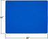 Silicone Baking Mats for Dough Rolling Pastry Fondant Mat Large Nonstick and Nonslip, Countertop Protector, Dining Table Mat and Placemat 20'' by 16''(Blue 2 Pack)