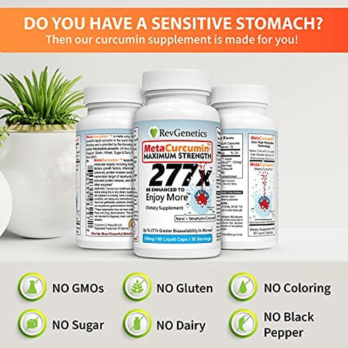 MetaCurcumin 277x Super Curcumin + TetraHydroCurcumin