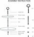 Small 2-Tier Ceramic Porcelain Cupcake Stand, Tiered Serving Stand, Dessert Stand,Fruit Candy Tower, Serving Tray Platter for Birthday/Tea/Wedding/Baby Shower/Buffet Server(Black 6" x 8")