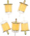 Riyitauto 5pcs 5/16" Fuel Filters Industrial Universal Tractors Cars Trucks Motorcycles RV's gas powered engine Inline Gas Fuel Line